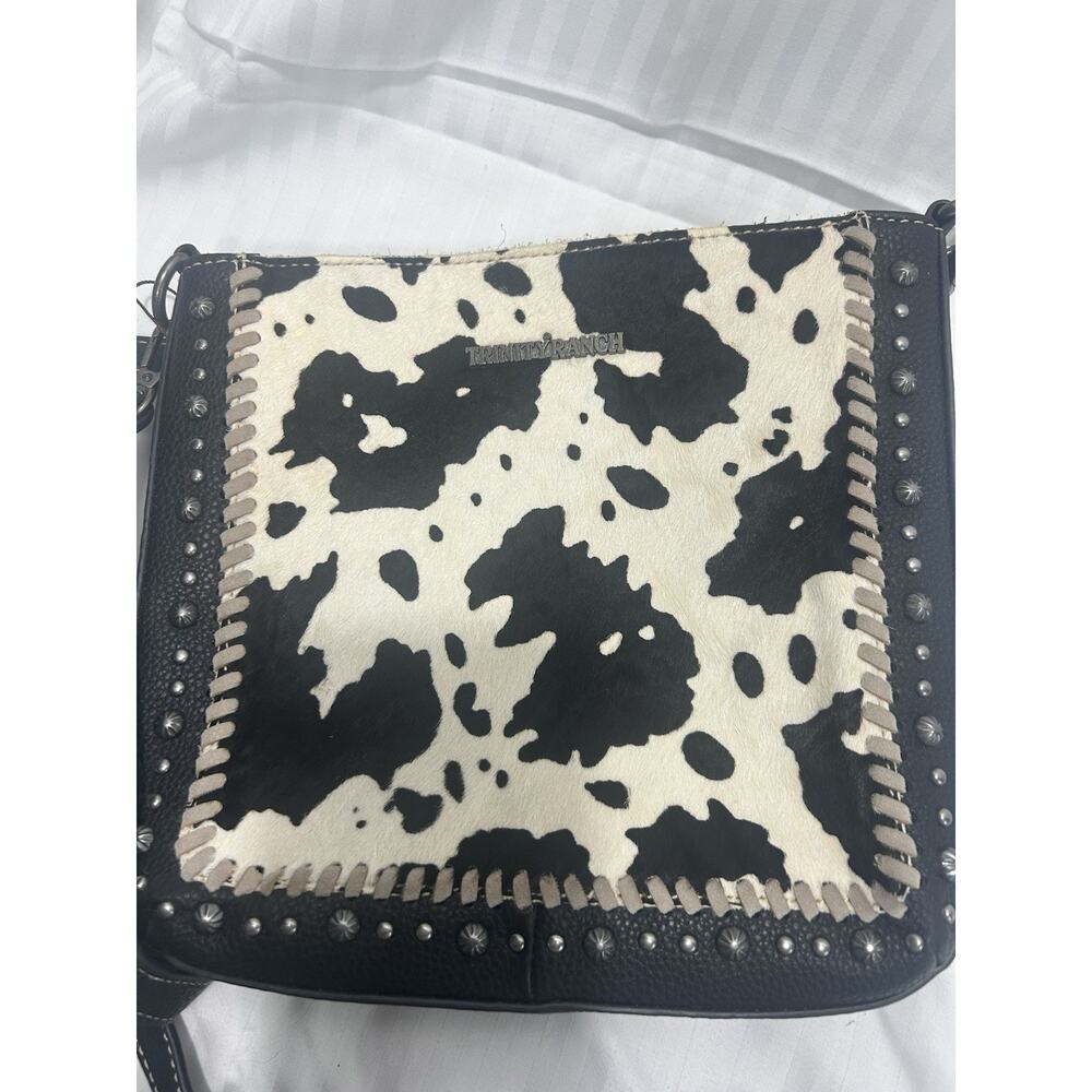trinity ranch Purse Cow Print